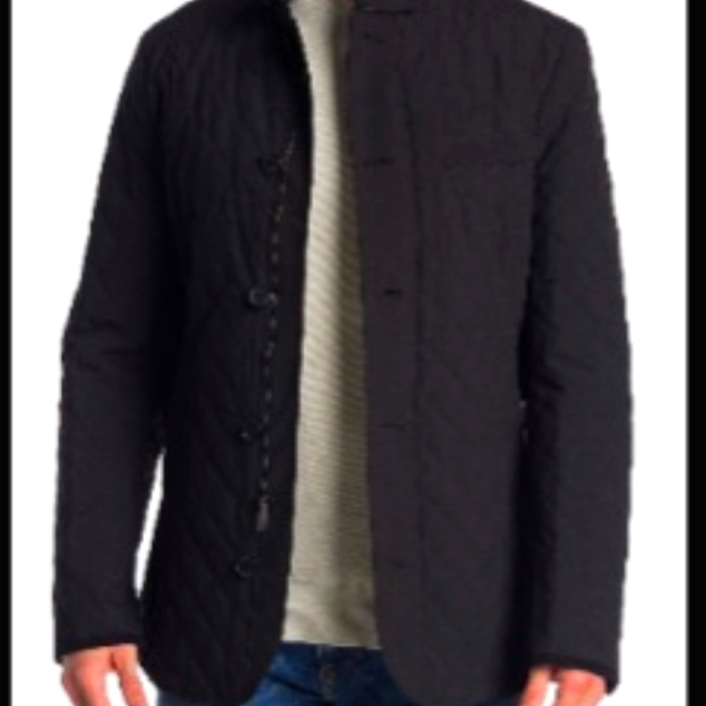 Cardinal of canada, Quilted mock style black jacket